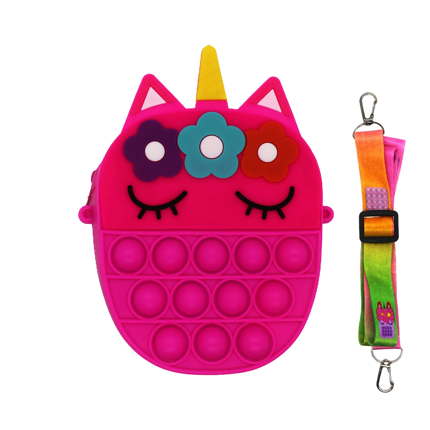 Slilicone POP up unicorn bag