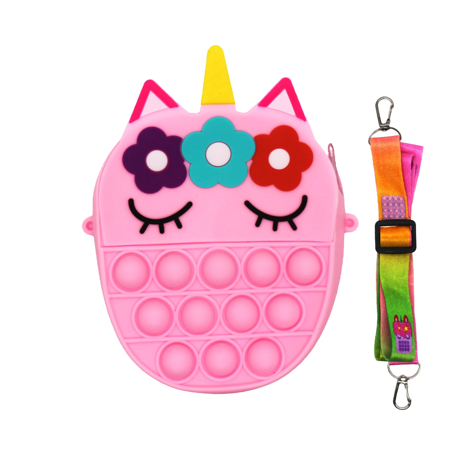 Slilicone POP up unicorn bag