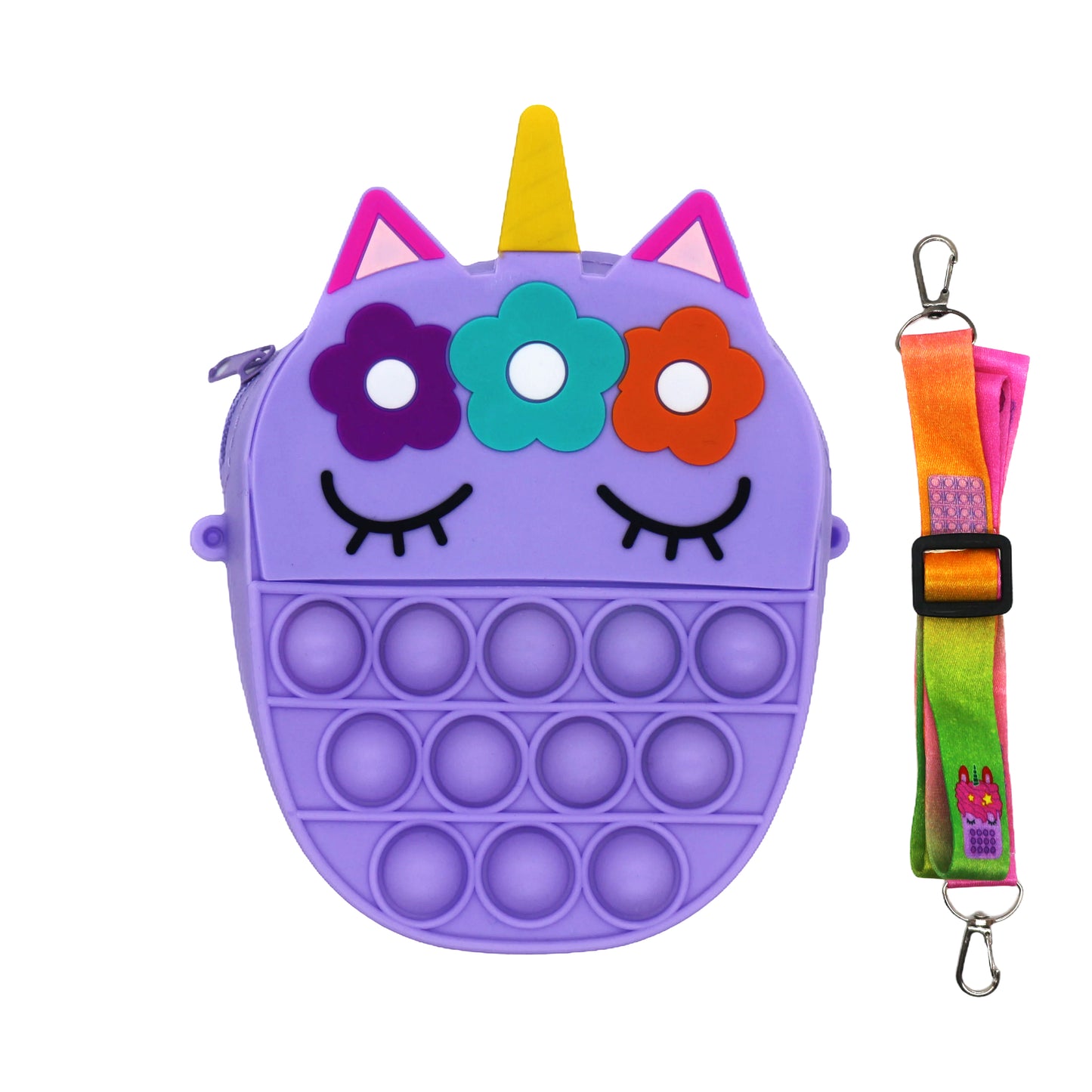 Slilicone POP up unicorn bag