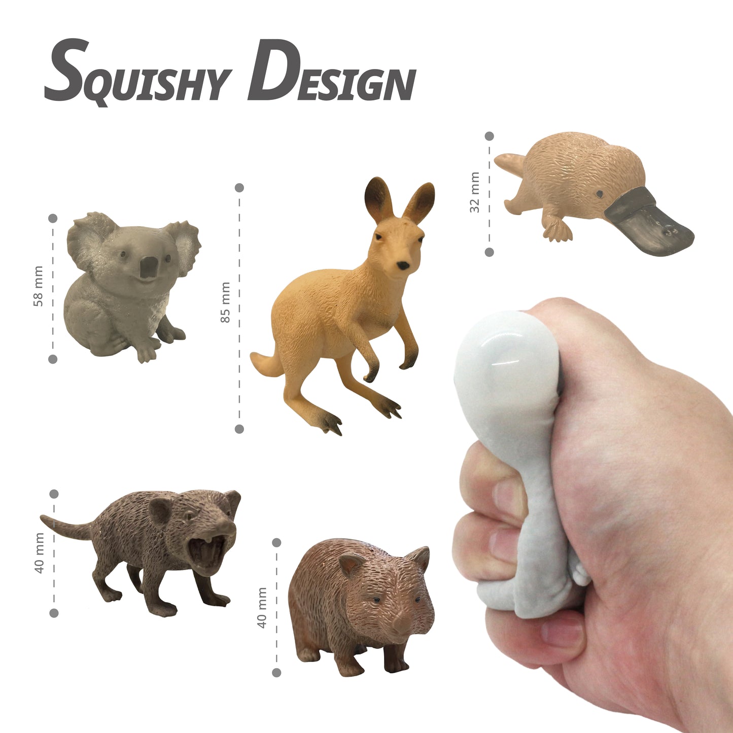 Squishy Australian Wildlife Gift set