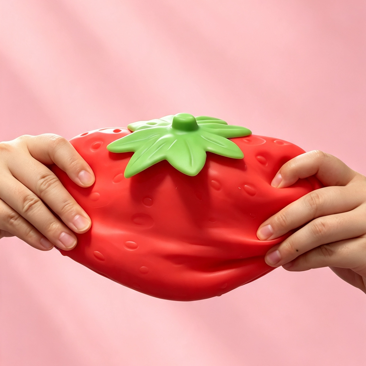 [Pre-order Sep.2026 arrival] Squishy Jumbo Strawberry Dough Feel 14cm