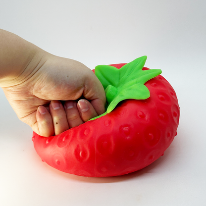 [Pre-order Sep.2026 arrival] Squishy Jumbo Strawberry Dough Feel 14cm