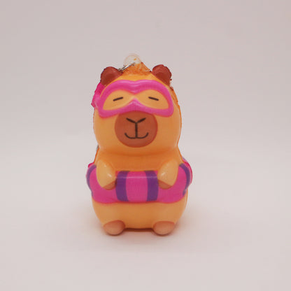 Squishy Chill Capybara Squad in 65mm capsule