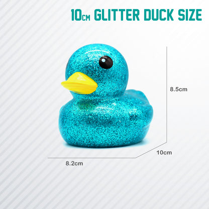 10cm Glitter Duck (Random Color) with Cardboard Box