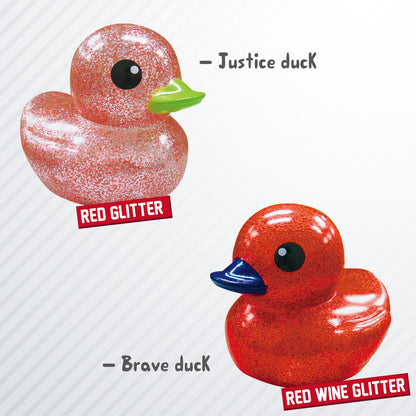 10cm Glitter Duck (Random Color) with Cardboard Box