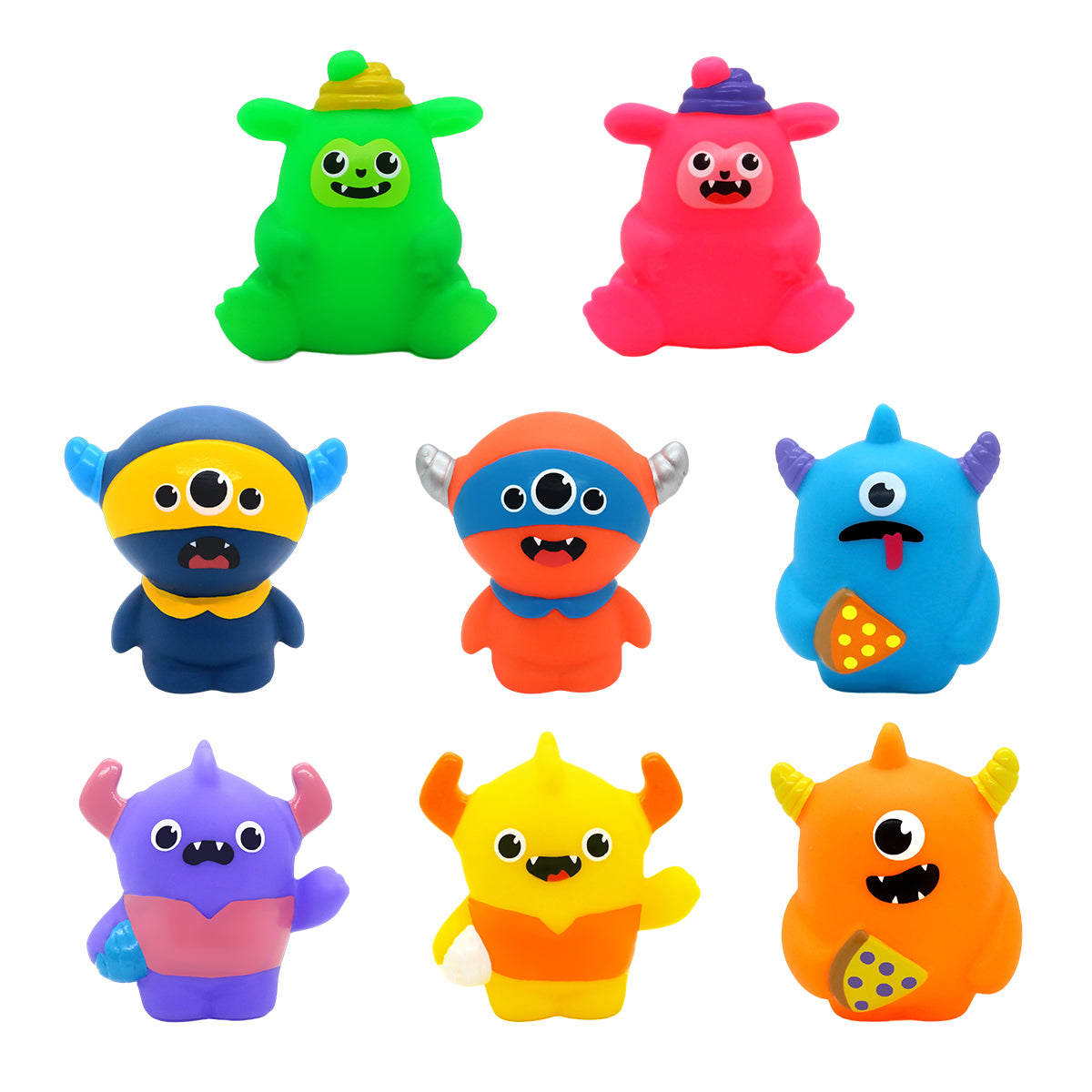 Vinyl toy in bulk pack mix 8pcs /bag