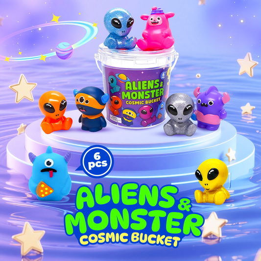 Aliens & Monster Cosmic Bucket [Pack of 6pcs]