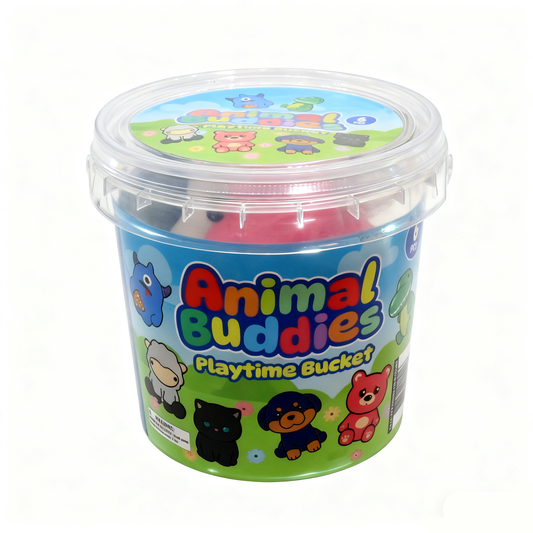 Animal Buddies Playtime Bucket (6pcs)