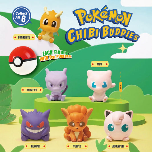 [Pre-order July 2026 arrival] Pokemon Chibi Buddies Figure in 60mm cap