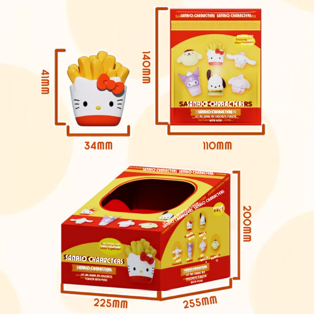 Sanrio Snacks Series Figure Blind Bag (24 pcs/set) - Price per piece