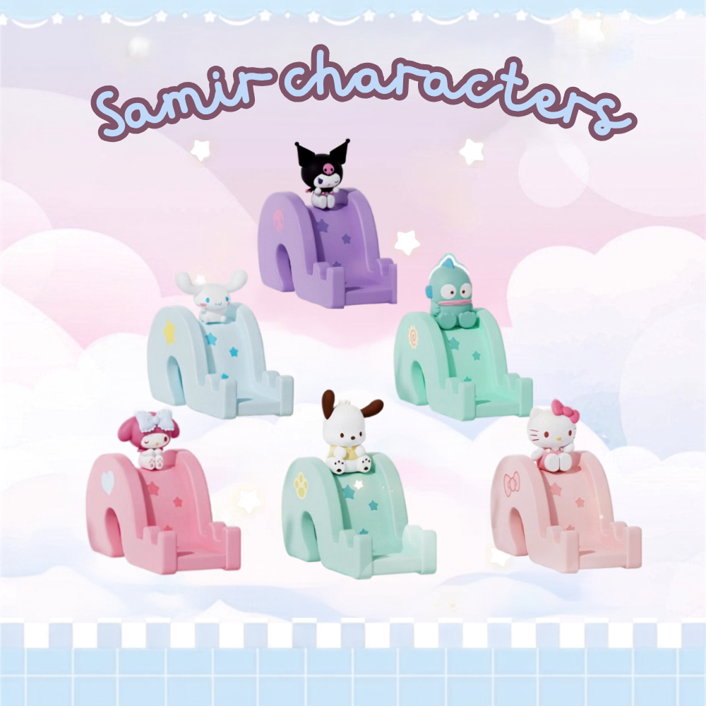Sanrio Slide Phone Stand Figure Box Set (6 styles) - Price per piece