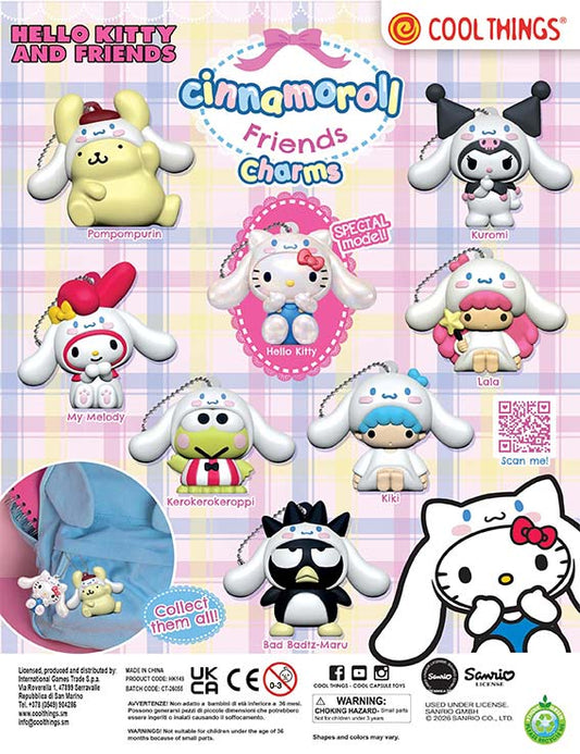 Cinnamoroll Friends Sanrio Charms in 65mm capsule