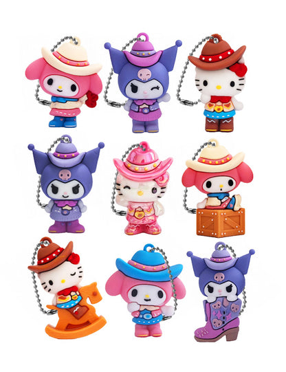 Hello Kitty Western Charms in 65mm capsule