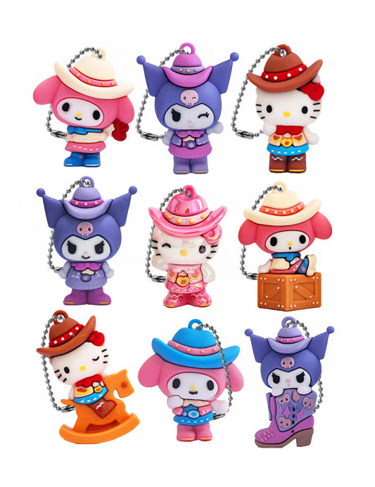 Hello Kitty Western Charms in 65mm capsule