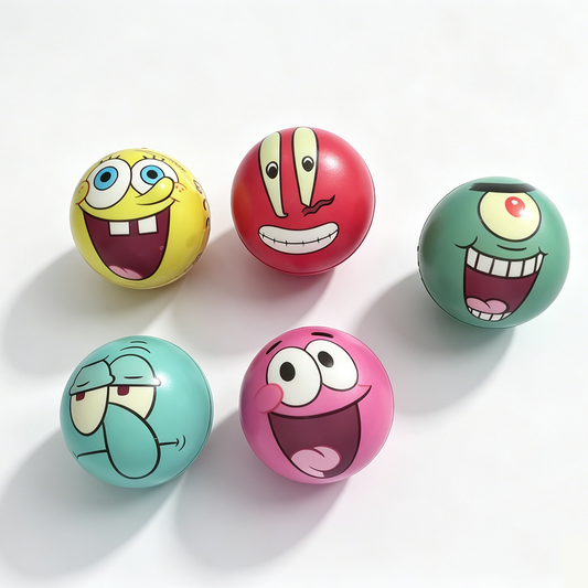 Spongebob PU Ball - 65mm - Self Vending