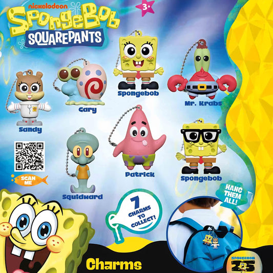 Spongebob Charms in 50mm capsule