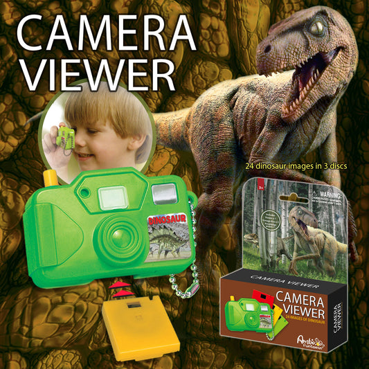 Dinosaur camera viewer w/ 3 discs