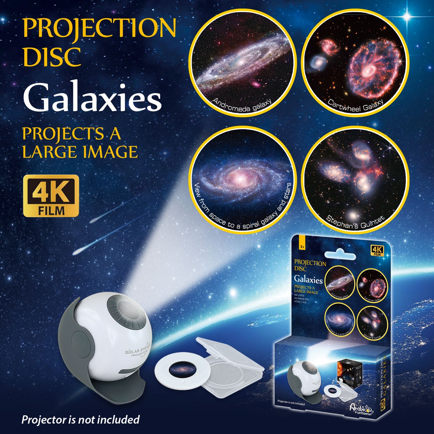 Projection Disc set for ASOLAP-Galaxy(4 Disc)