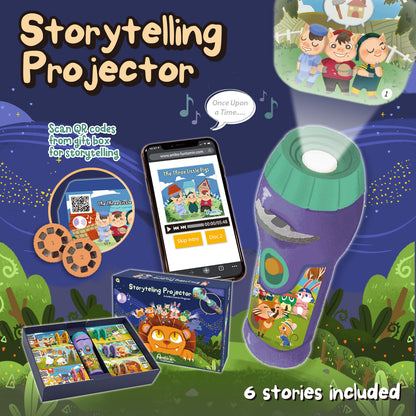 Storytelling large torch projector set 6 stories