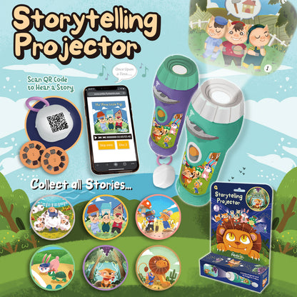 Storytelling large torch projector w/ 1 story
