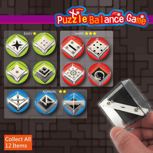 Puzzle Balance Game in 65mm capsule