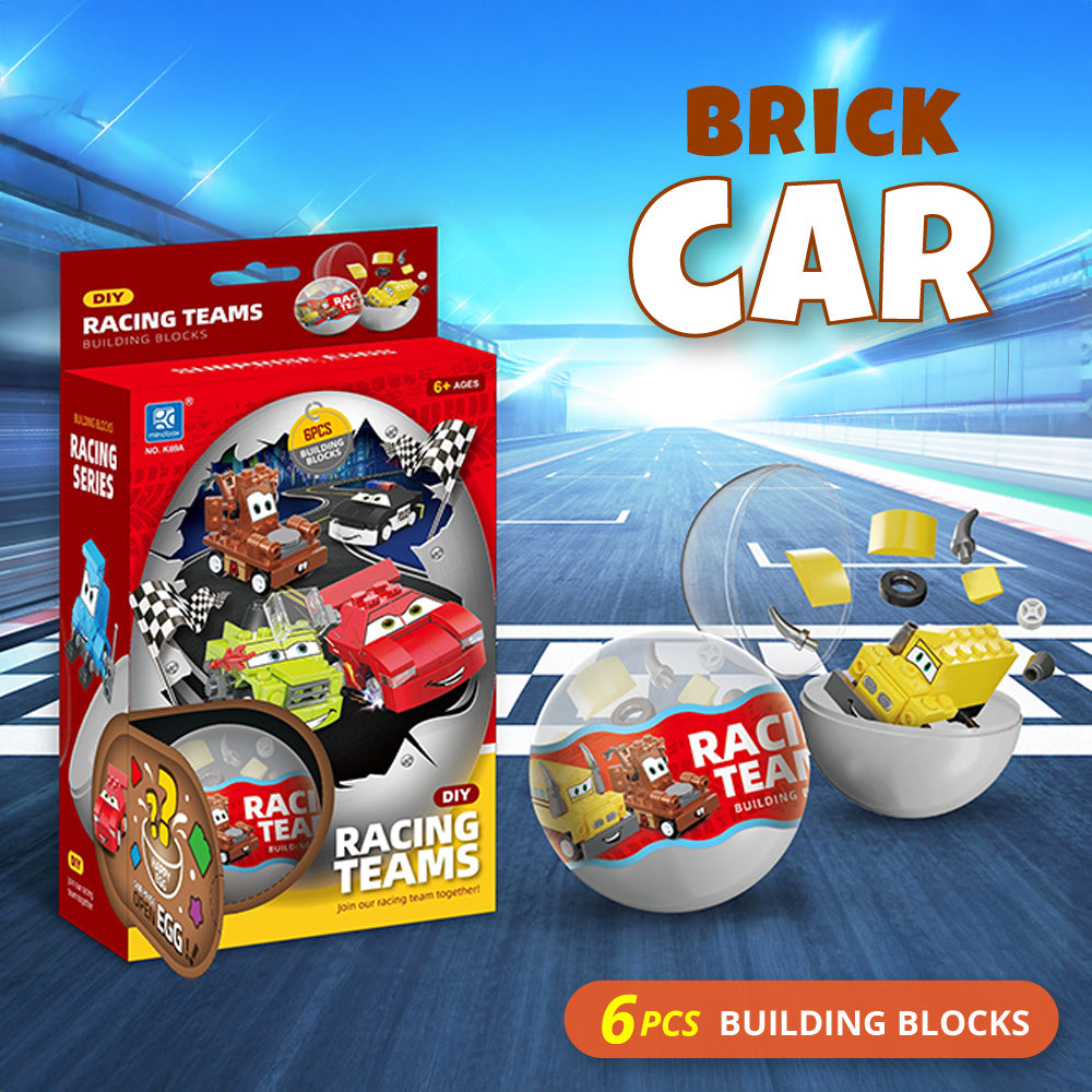 Brick Car 6pc capsule box(65mm)