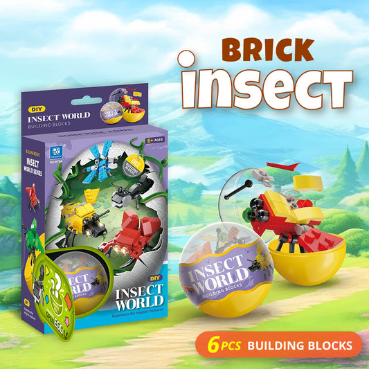 Brick insect 6pc capsule box(65mm)