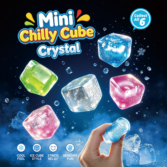 [Pre-order Oct.2026 arrival] Chilly Cube Mini Crystal in 50mm capsule (6 colors)