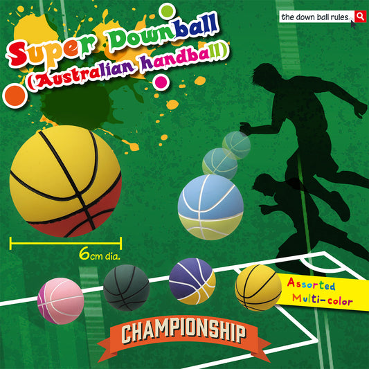 6cm Downball Australia Multi color- Self Vending
