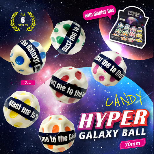 Hyper Galaxy Ball-Candy 7cm Display (12pcs per box)