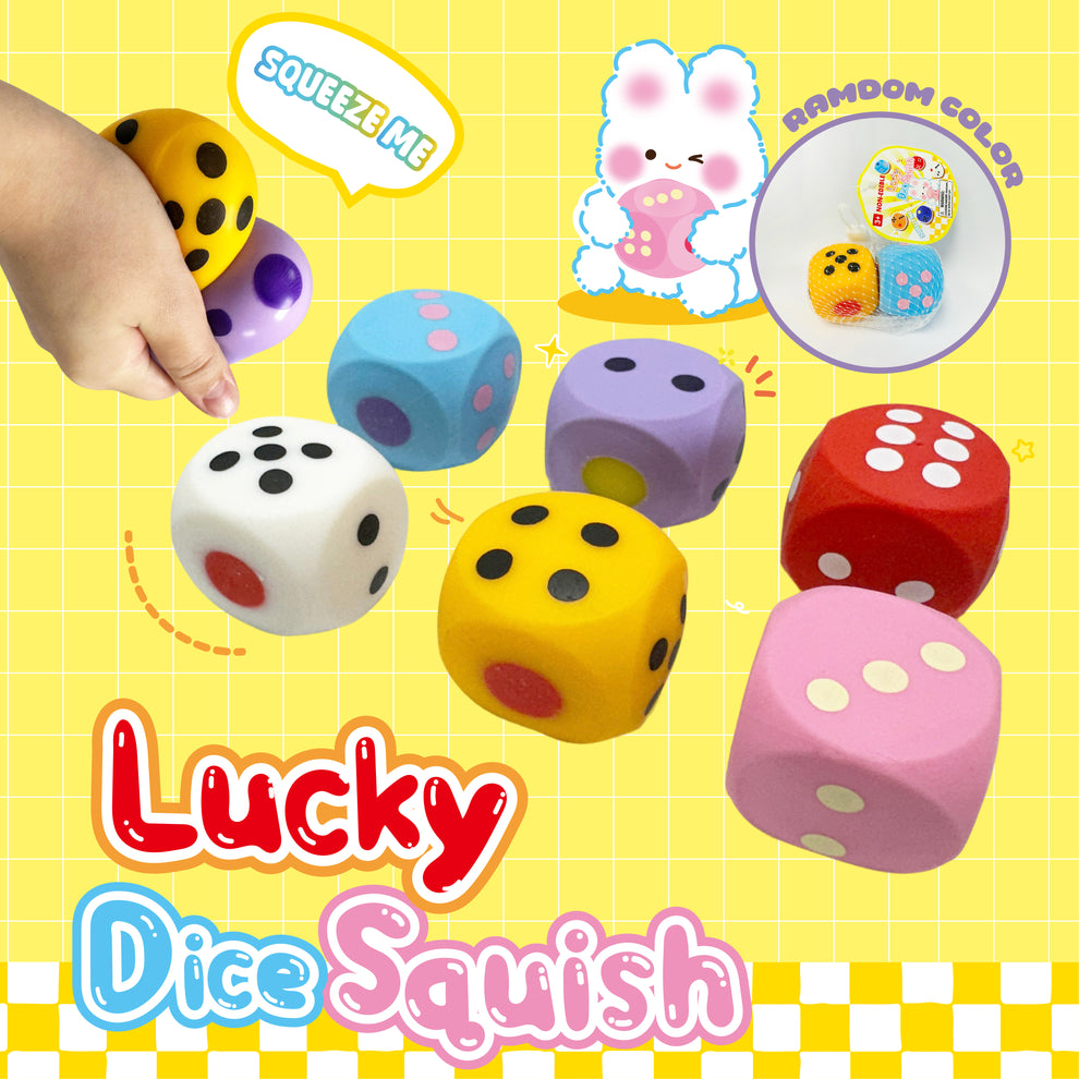 Lucky Dice Squish w/display (3pcs pack) – Kenisy Toys (Wholesale)
