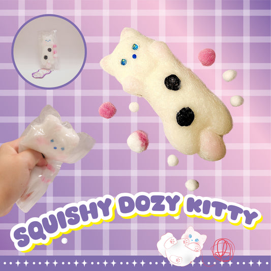 Squishy Dozy Kitty w/display