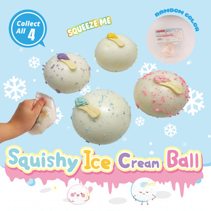 Squishy Ice Cream Ball w/display