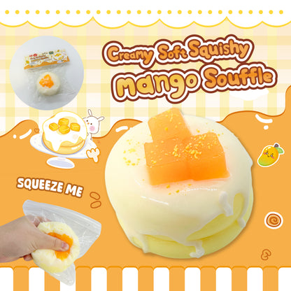 Creamy Soft Squishy Mango Souffle w/display