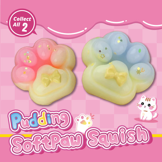 Pudding SoftPaw Squish w/display