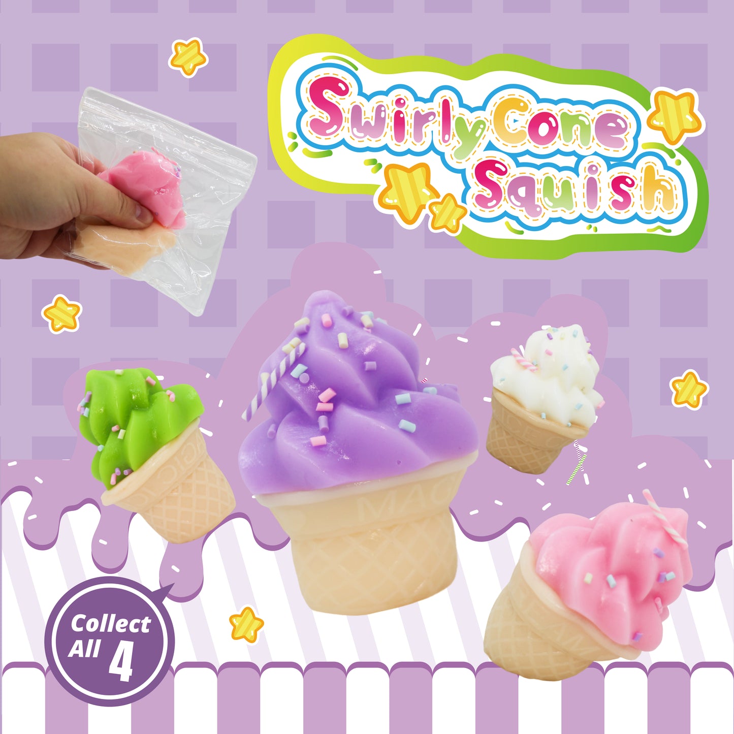 SwirlyCone Squish w/display