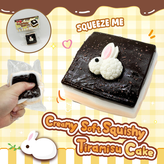 Creamy Soft Squishy Tiramisu Cake w/display