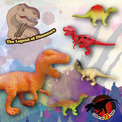The legend of Dinosaurs in 56mm capsule