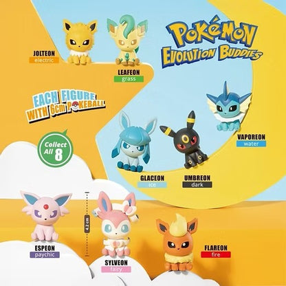 Pokemon Evolution Buddies Figure in 60mm cap