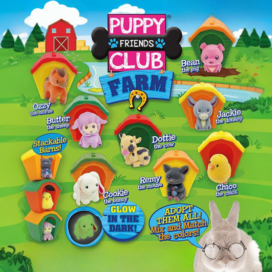 Farm animal(puppy club) in 50mm caps