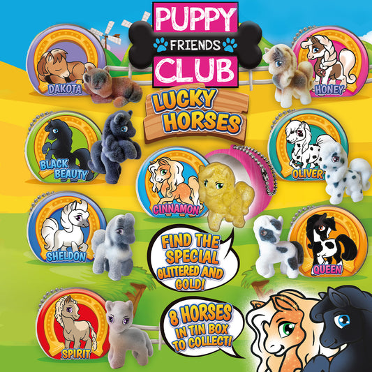 Lucky horse Puppy club in 50mm capsule