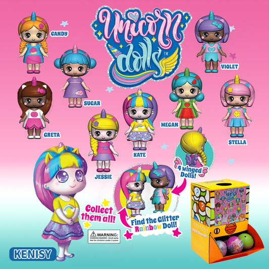 Unicorn Dolls Emotions - 50mm Caps in Display Box