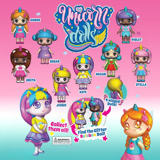 Unicorn Dolls Emotions in 50mm capsule