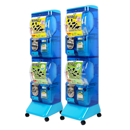 Translucent Vending machine(2disp)-Blue