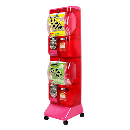 Translucent Vending machine(2disp)-Red