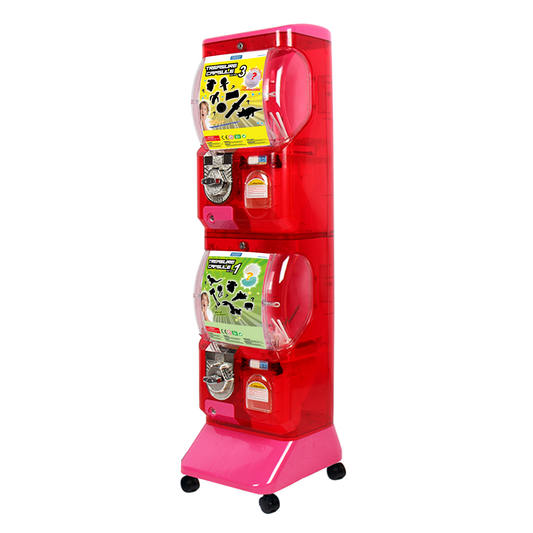 Translucent Vending machine(2disp)-Red