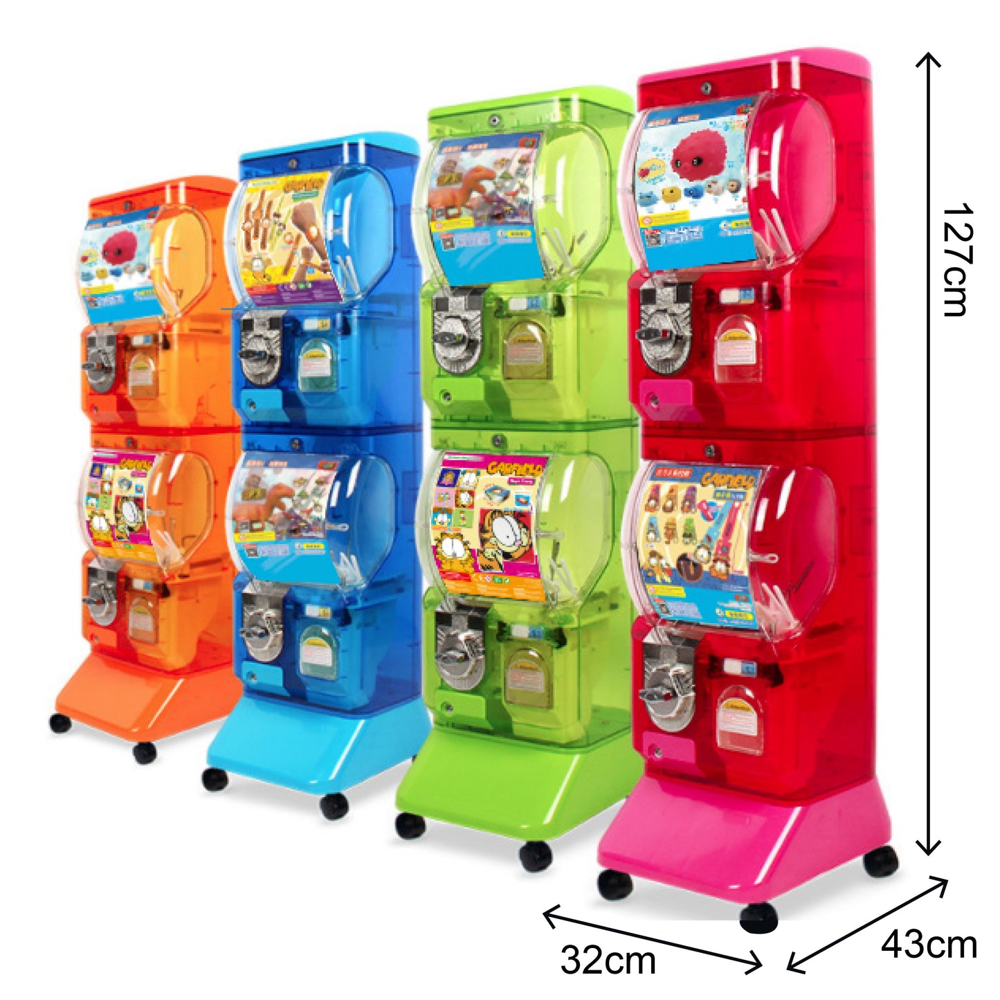 Translucent Vending machine(2disp)-Green