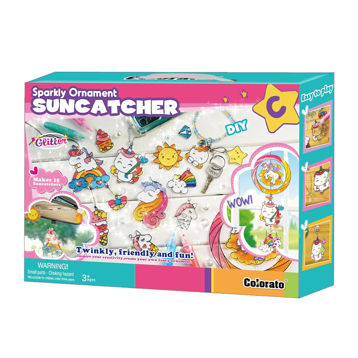 Sparkly Ornament Suncatcher