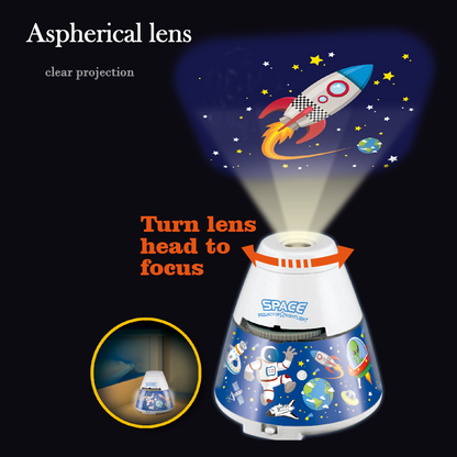 Space capsule projector