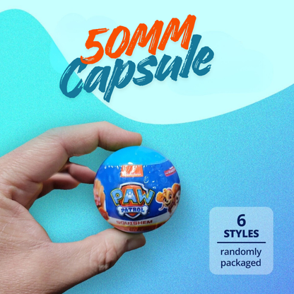 Paw Patrol Squishem in 50mm capsule